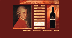 Desktop Screenshot of mozart-wein.at