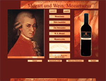 Tablet Screenshot of mozart-wein.at